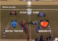 Football Ligue 2 : vidéo du match ESTAC Troyes - Le Mans FC du 24 février 2012. Le vendredi 24 février 2012 à Troyes. Aube. 